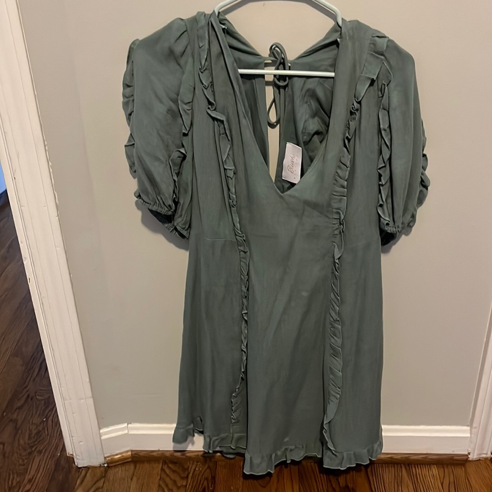 Blush Boutique Large Olive green dress.